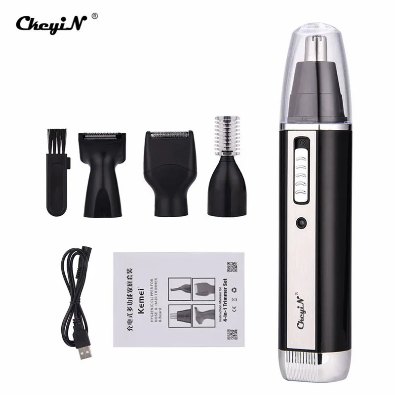 Electric Nose Hair Trimmer Ear Nose Trimer Hair Remover Eyebrow Beard Shaver Razor Clipper Face Hai