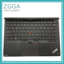 Для lenovo Thinkpad X1 Tablet 20GH 20GG Упор для рук американский английский тонкая клавиатура с подсветкой тачпад черный 01AW600
