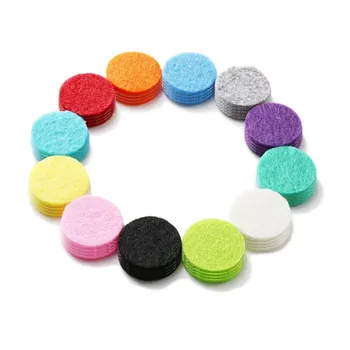 

Washable Refill Pads Felt Pads Diameter 22mm for Car Essential oil diffuser locket [48 Pcs]