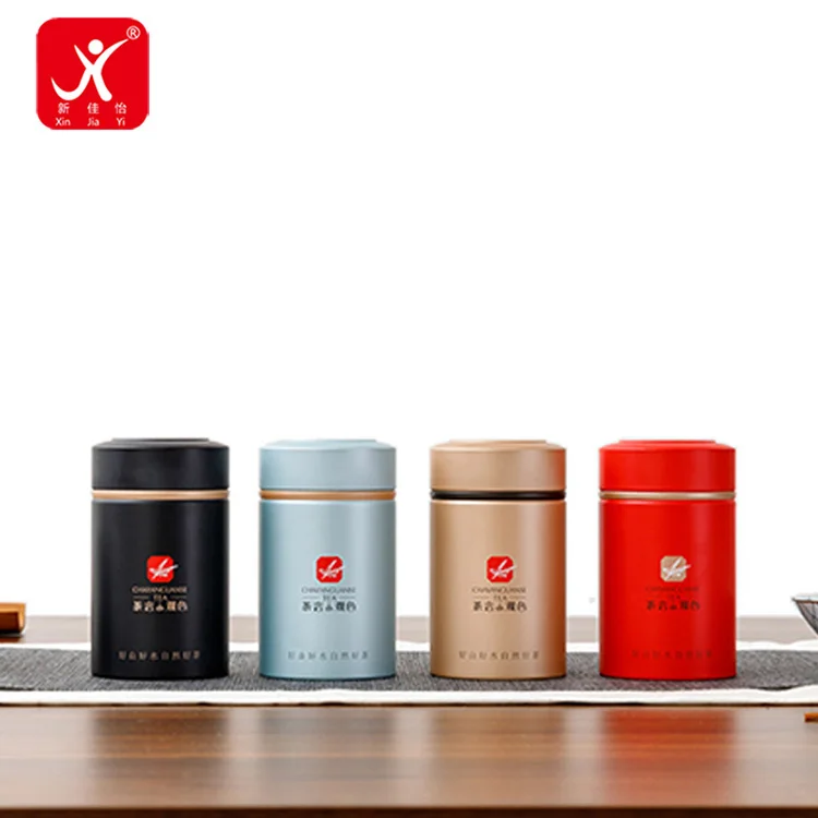 

Xin Jia Yi Packaging High Quality Custom Round Tin Jar Embossing Logo Aluminum Tin Jars Light Weight Tin Jars For Candles Tin