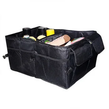 

Hot Foldable Trunk Storage Box Grocery Bags Storage Bag Car Accessories Car Boot Organizer