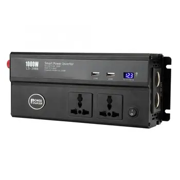 

Auto Inverter 1000W Smart Voltage Power Converter Transformer 24V to 220V przetwornica power inverter accesorios automovil