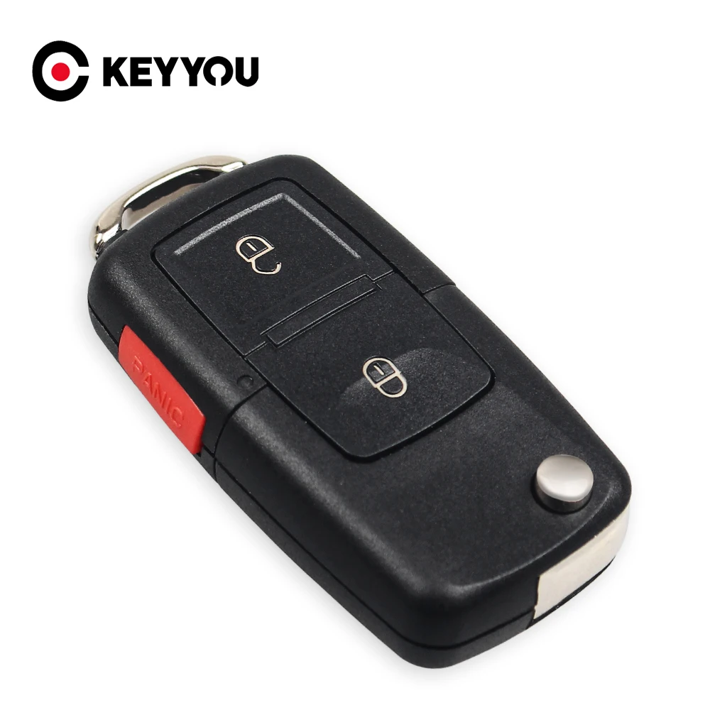 Корпус автомобильного ключа KEYYOU для Volkswagen Vw Jetta Golf Passat Fob чехол автомобильных