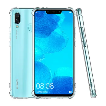 

100pcs Air Cushion TPU Case For Huawei P40 Pro P30 Lite Mate 30 20 X Nova 7 SE Y7P Y8P Silicone Clear Corner Shockproof Cover