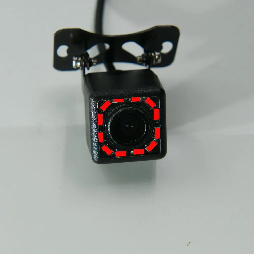 Автомобильная камера заднего вида 4 светодиодный монитор ночного видения заднего вида с функцией парковки CCD Водонепроницаемый 170 градусов HD видео