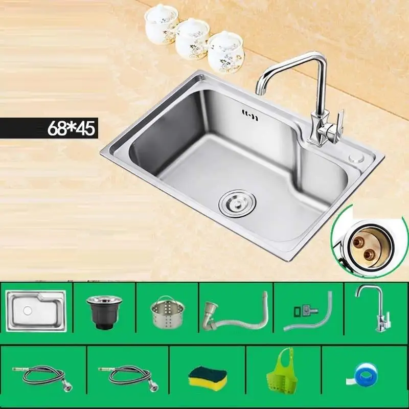 MODEL T Lavello Evier Лава Manos Inoxidable Dissipador Para Acero Inox кран Куба Пиа Cozinha Lavabo Fregadero De Cocina кухонная раковина - Цвет: MODEL T