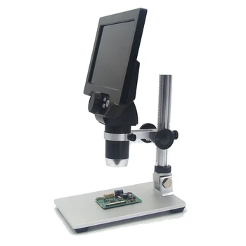 

HOT-G1200 Digital Microscope 12MP 7 Inch Large Color Screen LCD Display 1200X Magnifier with Aluminum Alloy Stand and Li Battery