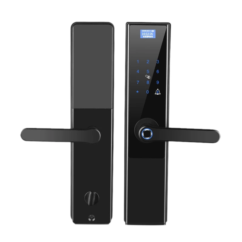 

Security Electronic Smart Door Lock APP Press Password Keypad Card Fingerprint