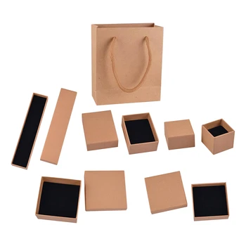 

Kraft Cardboard Necklace Hair Accessories Gift Box Wedding Date Favour
