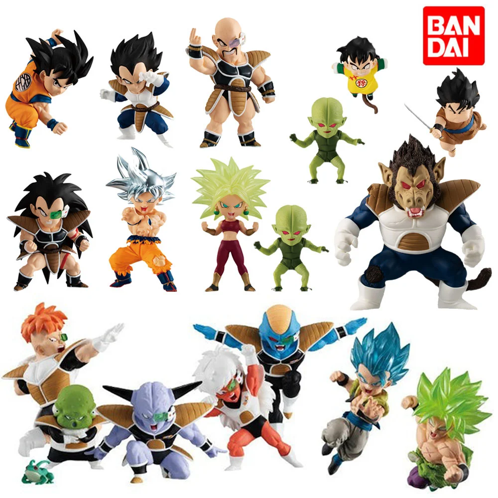 Игрушки Bandai Food Dragon Ball Play PB реклама MOTION 5 2 9 11 Son Goku Kefla Raditz Nappa Gogeta Broli Ginyu Guldo Recoom аниме