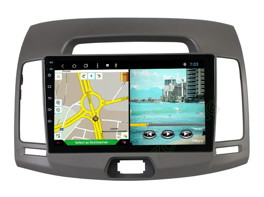 Sale 2.5D 9inch 8 Core Android 8.1 CAR Radio gps for Hyundai Elantra Avante 2007-2011 autoradio Car multimedia DVD Player Navigation 22