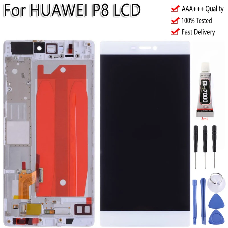 Класс AAA для HUAWEI P8 Гра L09 UL00 CL00 ЖК дисплей сенсорный экран 5 2 дюймов дигитайзер в