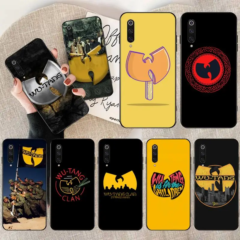 Wu Tang Clan Hip Hop Black Soft Shell Phone Case Capa for Xiaomi Mi10 10Pro 10 lite Mi9 9SE 8SE Pocophone F1 Mi8 Lite | Мобильные