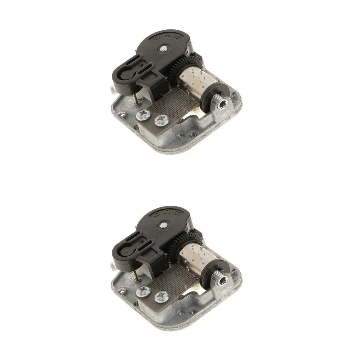 2x Note Musical Movement Wind Up Clockwork - B28 Amazing Grace Tune and A17 Swan Lake Tune