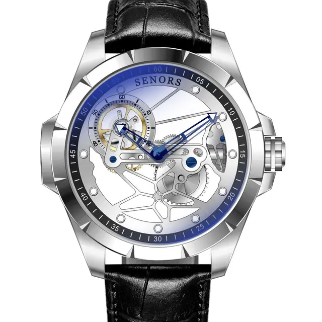 Esq By Movado Men Watch luxury Automatic Skeleton Tourbillon Men s