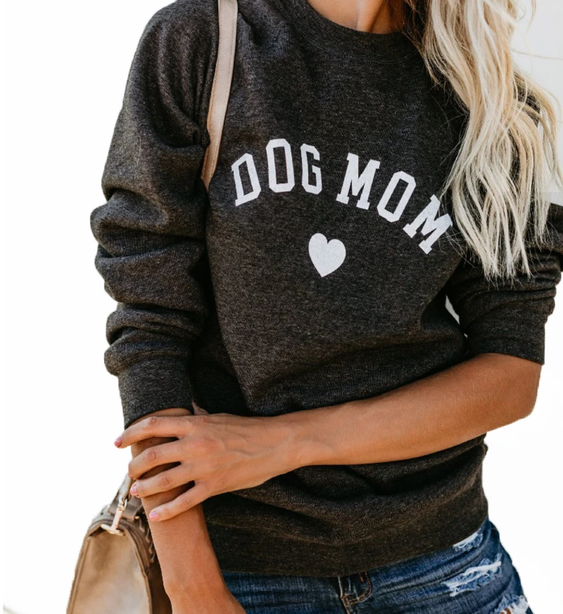 

Dog Mom Sweatshirt Women Hoodies Women Velvet Autumn Winter Long Sleeve Plus Size Hoodie Sudadera Mujer Sweat Femme Riverdale