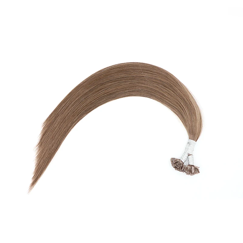 Sindra настоящие человеческие волосы Remy U Tip волосы для наращивания цвет 6 наращенные волосы 50 г 100 г в упаковке предварительно скрепленные волосы для наращивания