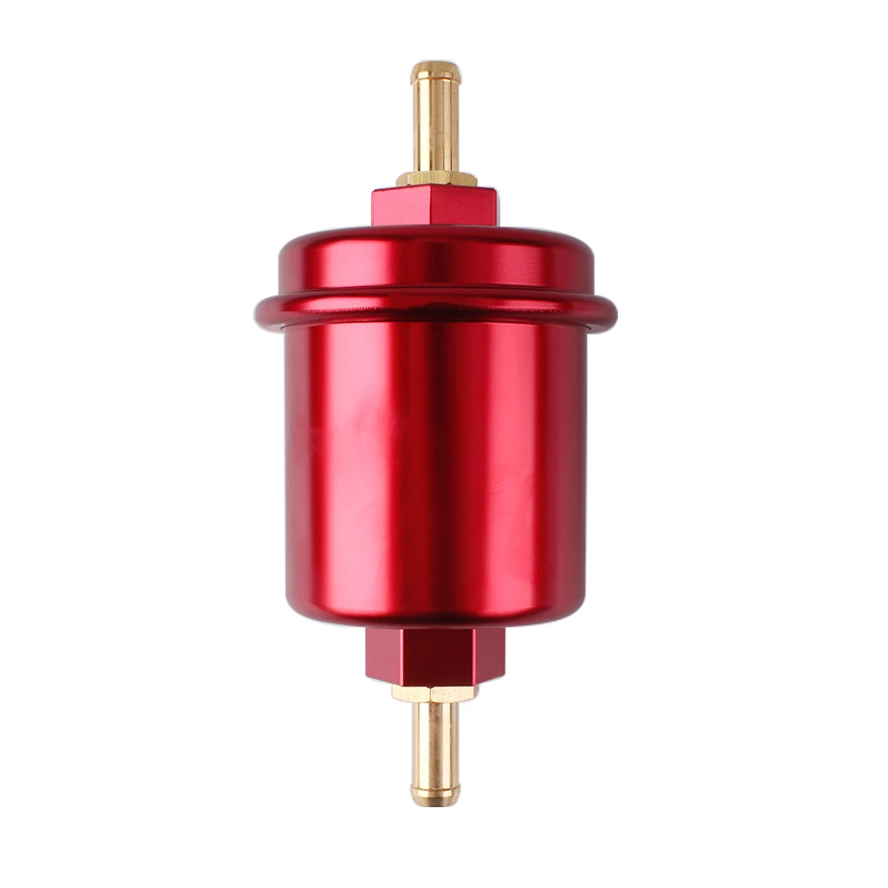 RASTP-Universal JDM Aluminum high flow performance fuel filter washable filter OFI013