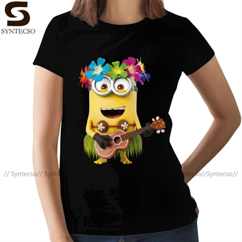 

Despicable Me T-Shirt Despicable Me Minion T Shirt O Neck Red Women tshirt Large Cotton Ladies Tee Shirt