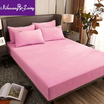 

Coral velvet bed sheet one-piece crystal velvet bedspread tatami bed cover plus velvet flange winter thick warmth sheets