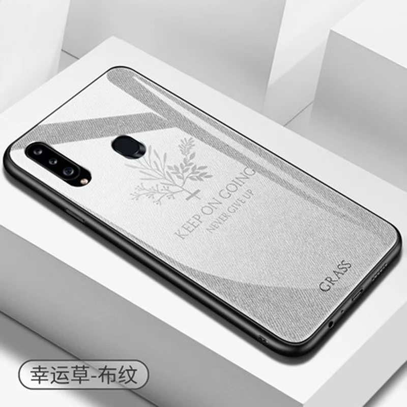 Для samsung galaxy A20S M30S чехол противоударный задняя крышка трава олень мультфильм чехол из закаленного стекла для телефона для samsung M307F A207F