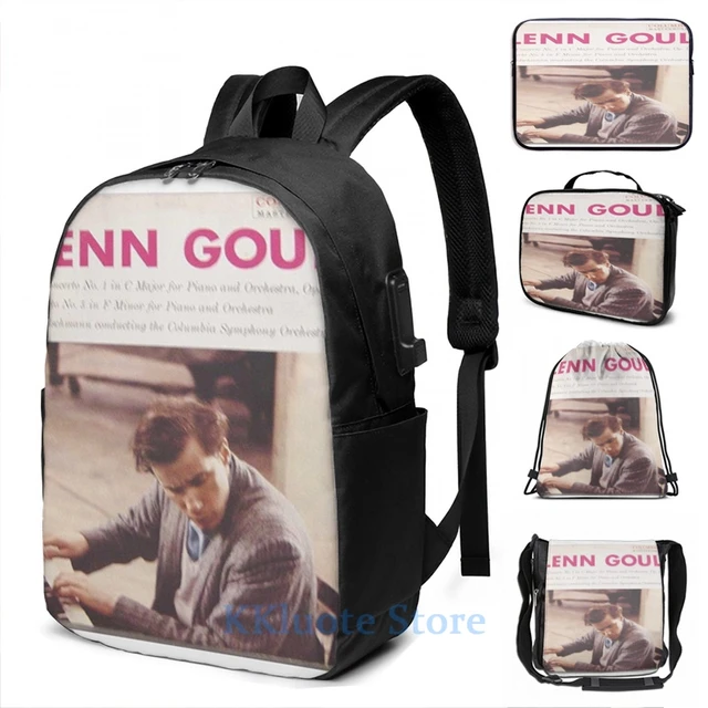 Funny Graphic print Glenn Gould, Piano, Beethoven, Bach USB Charge Backpack  men School bags Women bag Travel laptop bag - AliExpress