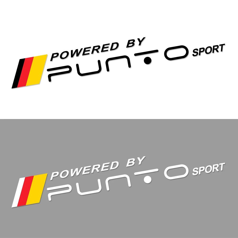 2 шт. наклейки для украшения кузова автомобиля для Fiat Punto Motorsports светоотражающие автомобильные наклейки виниловые спортивные наклейки аксессуары для автомобиля