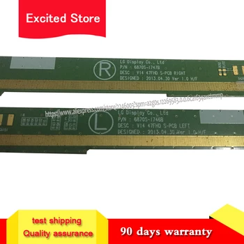

original 1pair/2pcs 6870S-1746B 6870S-1747B V14 47FHD S-PCB LCD Panel PCB Part