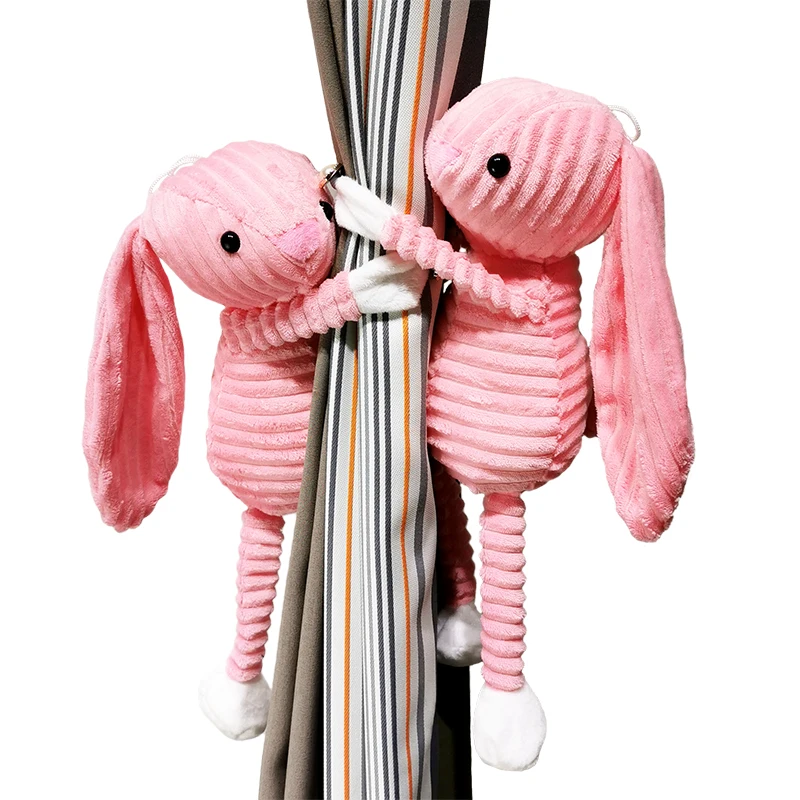 2Pcs/set Cute Elephant Animal Strap Curtain Clip Tie back Curtain Hook Accessories Curtain Buckle Children Room Decoration