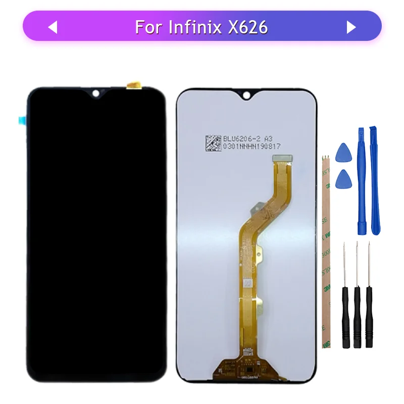 5 шт. протестирован для Infinix X626 ЖК-дисплей сенсорный экран дигитайзер Infinix S2 X626 ЖК-экран полная сборка Замена