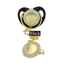 atache tetine bebe personnalisé cadeau personnalisé bébé bebe personalise attache tetine personnalise Sucette pour bébé avec Clip de sucette en Silicone, Clip de sucette en diamant Pop, bricolage, personnalisé 