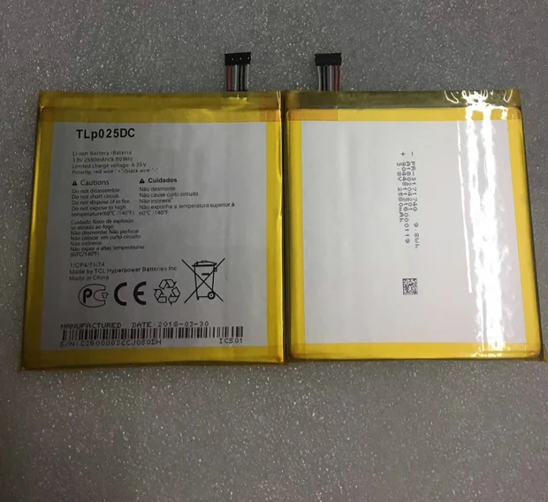 2580mAh TLp025DC аккумулятор для Alcatel Pixi 4 6,0 OT 9001A 9001X 9001D 8050D OT-8050 Baterij батареи для мобильного телефона