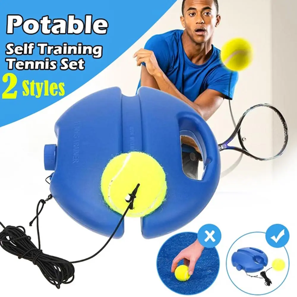 

Heavy Duty Tennis Training Aids Tool With Elastic Rope ball Tennis Supplies Self-Duty Rebound Tennis Trainer Partner