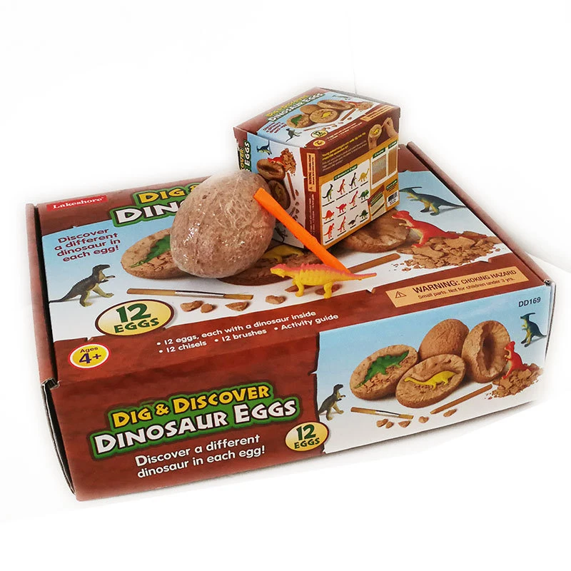Children's Simulation Digging Fossils Dinosaur Eggs Adventure Surprise Science Early Educational Toy For Baby Kids Fun Gift 6