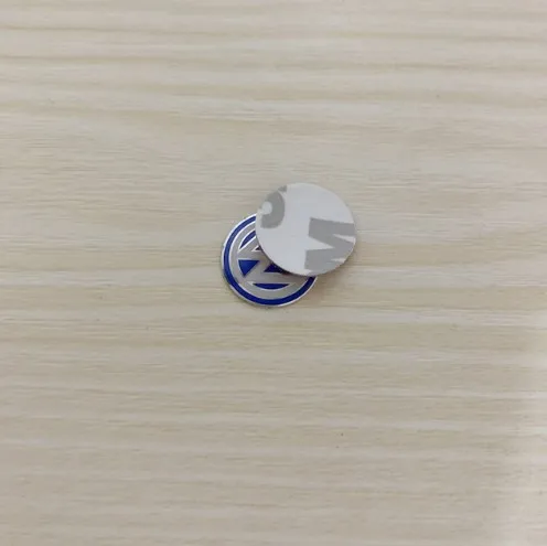 14mm VW blue 10 шт. 14 мм 16 мм 21 мм Автомобильный Брелок дистанционного управления с ключом эмблема значок радио кнопка наклейка для Opel MINI Citroen Suzuki peugeot Volvo Fiat - Цвет: 14mm VW blue