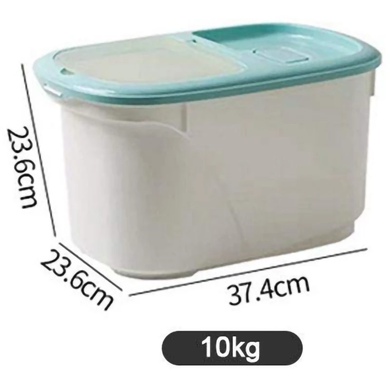 Контейнер для хранения риса 10 кг/22Lbs герметичная коробка с BPA бесплатно