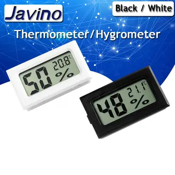 

Mini Black white Digital LCD Indoor Convenient Temperature Sensor Humidity Meter Thermometer Hygrometer Gauge