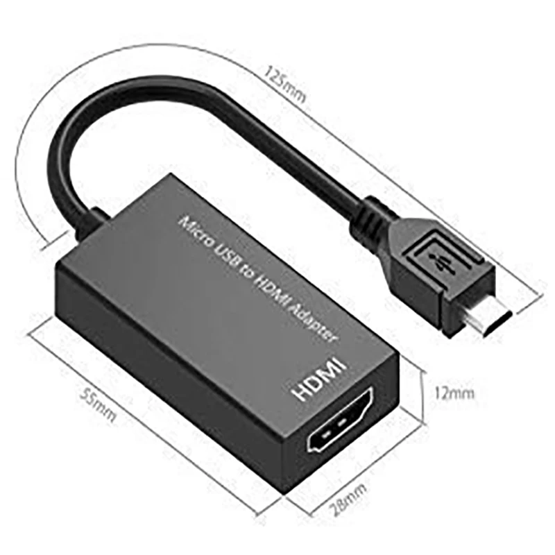 Микро USB к HDMI адаптер конвертер кабель 1080P HDTV для Android устройств samsung Galaxy Note 4, Note Edge, S2, LG, htc Xiaomi M8