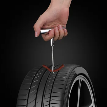 

Fast Glue Tire Repair Kit Tire Rubber Strip Car Tire Repair Tools Patch Fix Tools Vacuum Tyre Puncture Car Accessories 12Pcs/Set