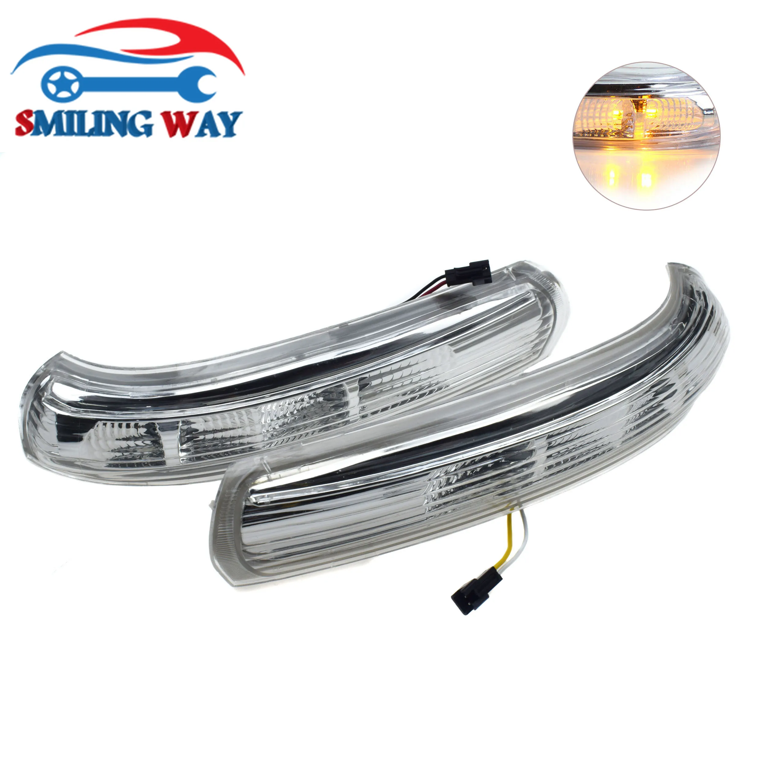 Front Left Right Led Side Mirror Lamp Light Turn Signal Indicator