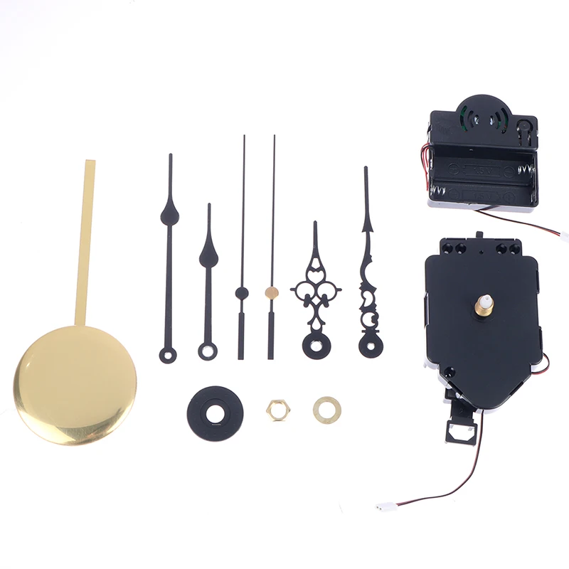 Wall Quartz Pendulum Clock Movement Mechanism Music Box DIY Repair Kit for Repairing Replacing Home Decorations