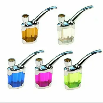 

New Fashion Tobacco Mini Pipe Smoking Cigarette Tube Hookah Water Filter Shisha Tube Holder