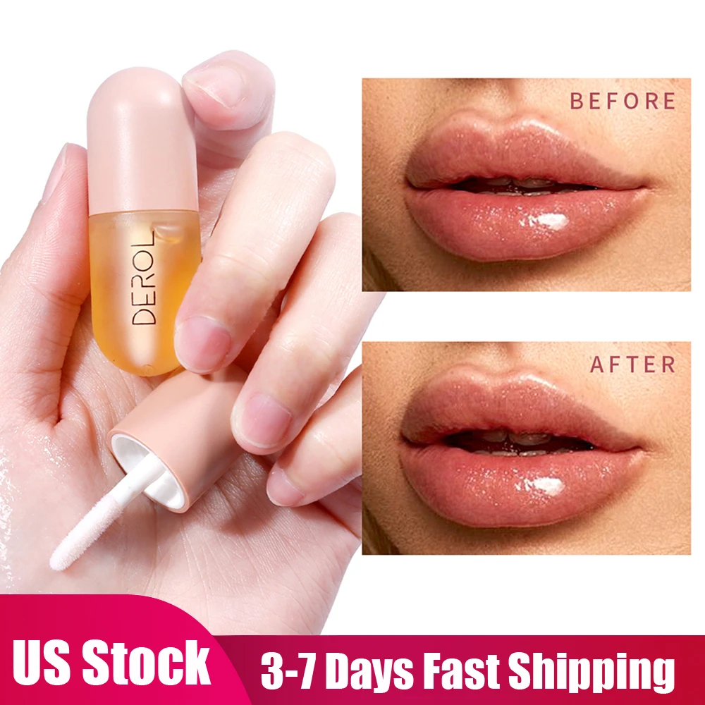 Us Stock Lip Plumper Mineral Oil Lip Extreme Volume Essence Nutritious