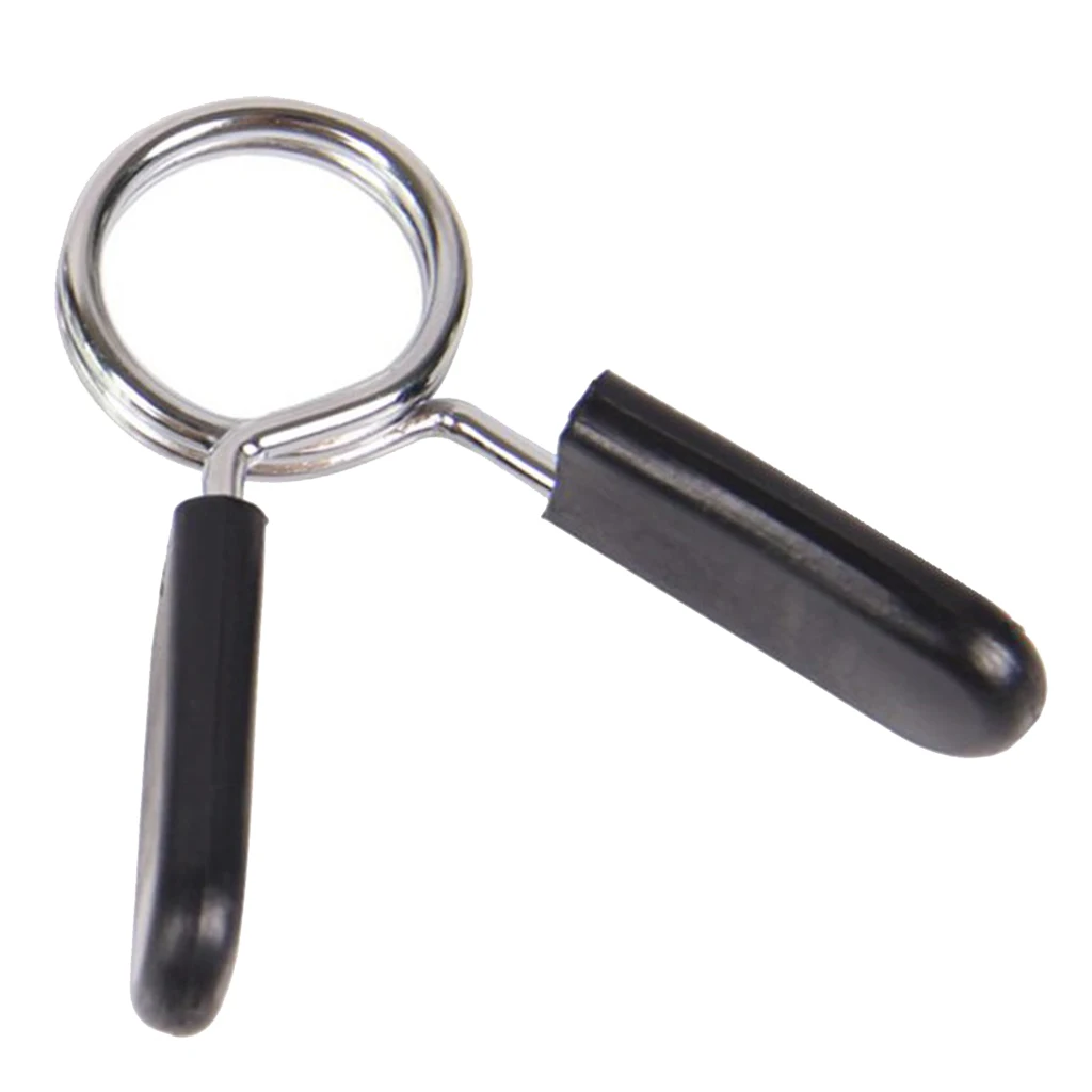 1pc 24/25/28/30mm Dumbbell Lock Weight Lifting Bar Spring Clamp Gym Fitness Premium Durable Steel Barbell Collar Clips Adjuster 