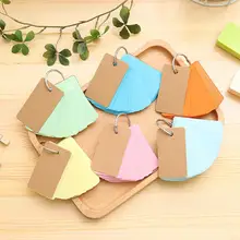 TWISTER. CK Милая однотонная бумага для заметок, 90 страниц, блокнот с отрывным листом, кольцо, кнопка, бумага для сообщений, Студенческая продукция