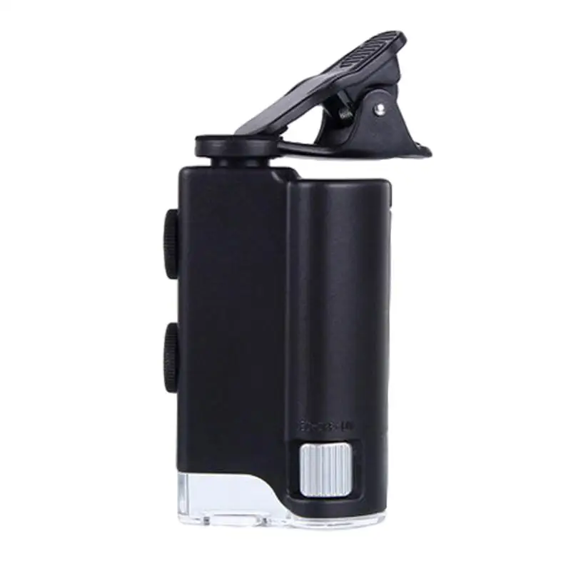 Cellphone Clip-on Microscope Mobile Phone Clip-on Magnifier Portable LED Microscope (Shipment without Battery) Cellphone Clip-on Microscope Mobile Phone Clip-on Magnifier Portable LED Microscope (Shipment without Battery)