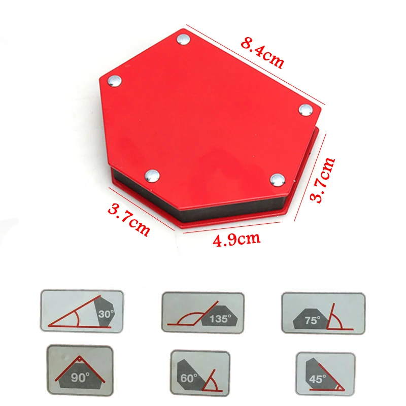 2PCS 25LB Magnetic Welding Holder Arrow Shape For Multiple Angles Holds Up For Soldering Assembly Welding Pipes Installation