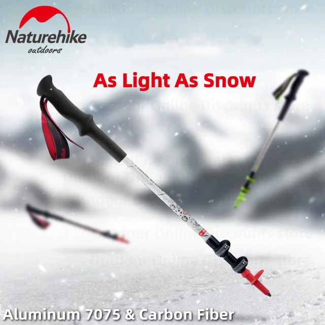 Ultralight Nordic Walk Sticks  Naturehike Carbon Fiber Stick - Nordic  Walking Poles - Aliexpress