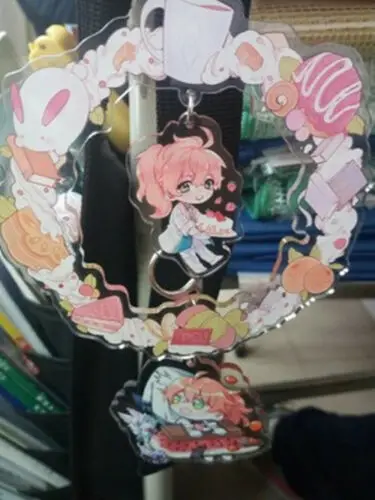 FGO Fate/Grand Order Merlin romini гирлянды акриловый брелок для ключей кошелек телефон мобильный ключ ремень подарок Горячая Ограниченная серия