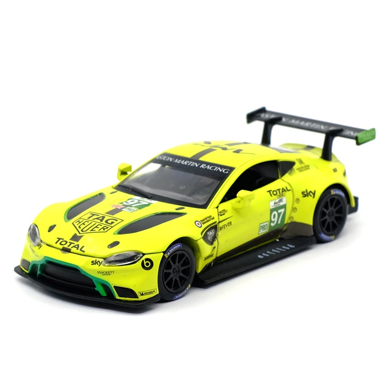 

High Simulation Exquisite Diecasts & Toy Vehicles RMZ city Car Styling Aston Martin Vantage GTE Le Mans 1:32 Alloy Diecast Model